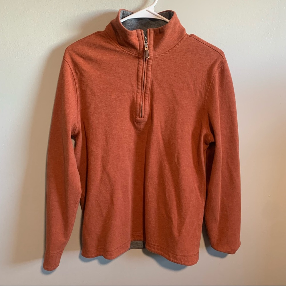 Banana Republic Rusty Orange Zip Up-Md